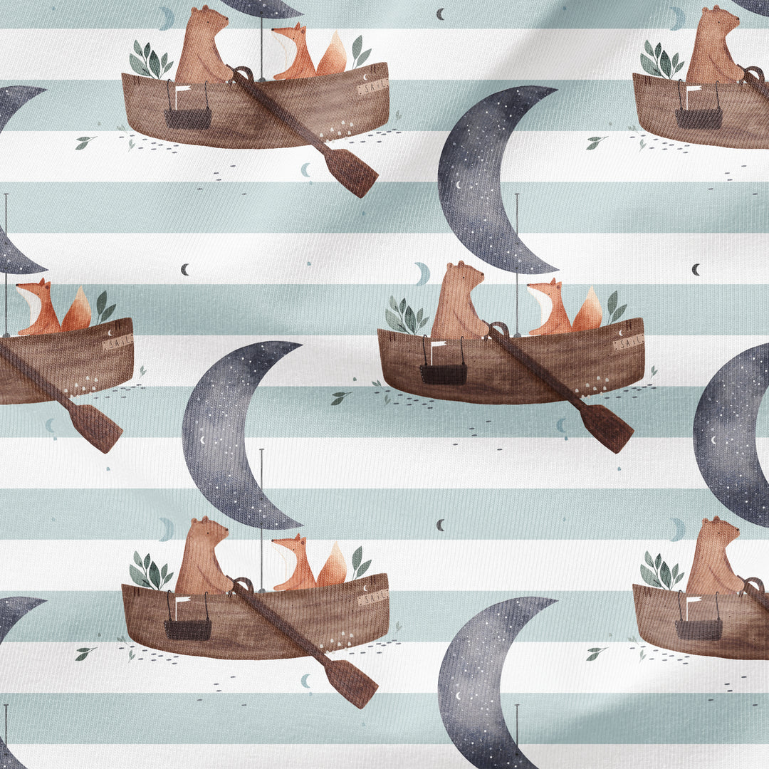NALLE & NED IN A BOAT