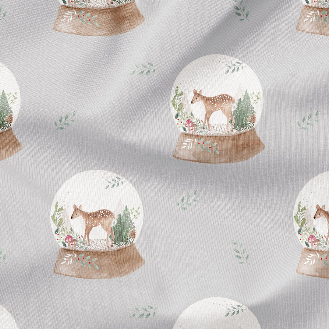 WINTER FOREST SNOW GLOBE