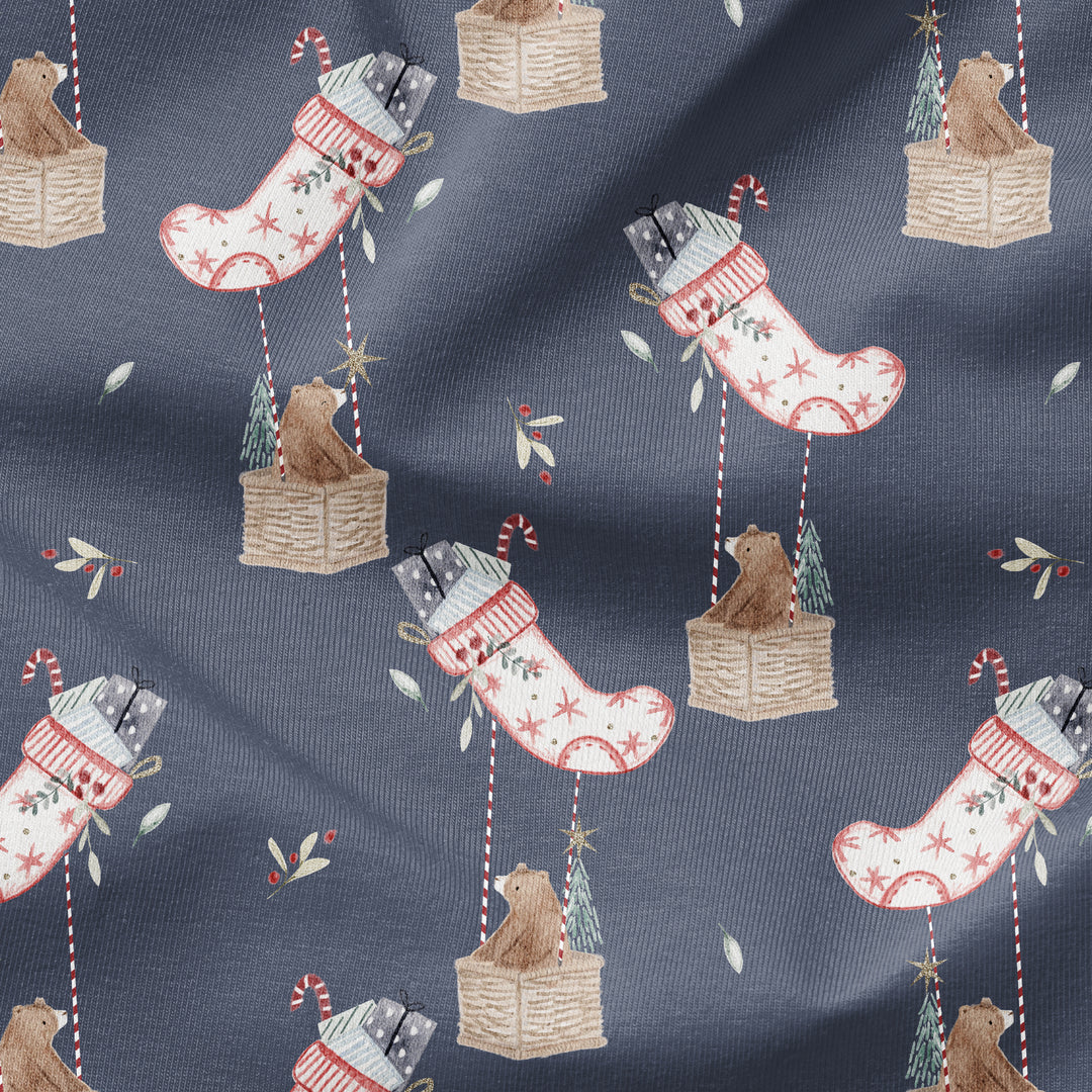 CHRISTMAS BEAR STOCKING