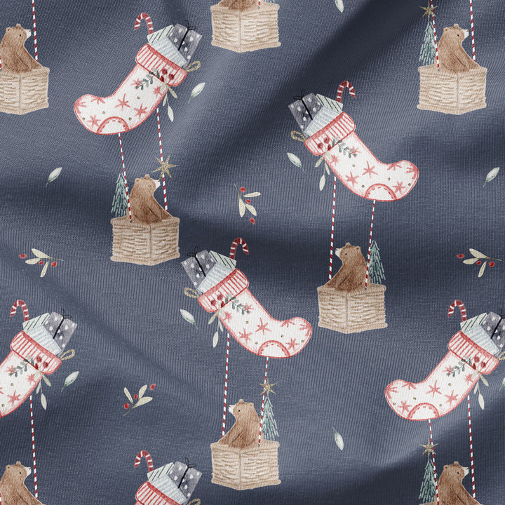 CHRISTMAS BEAR STOCKING
