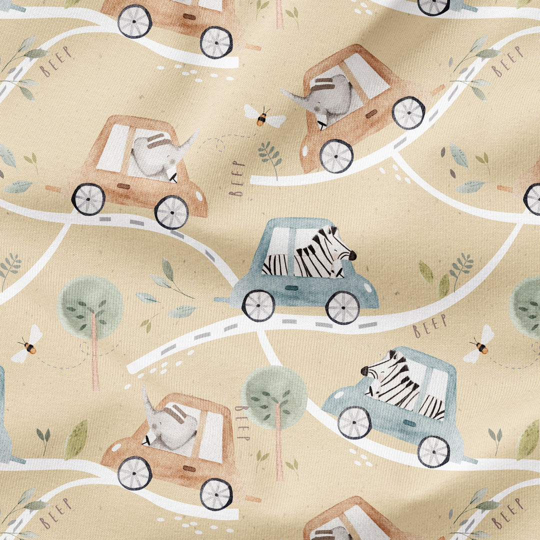 LEVI & LEONARD IN A CAR
