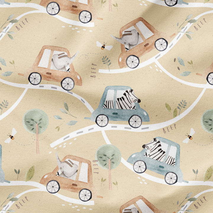 LEVI & LEONARD IN A CAR