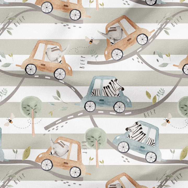 LEVI & LEONARD IN A CAR