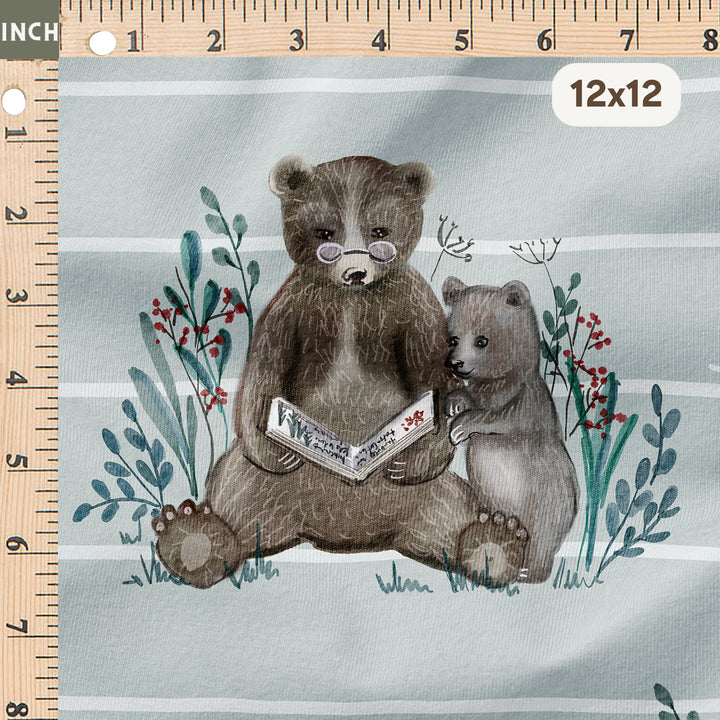 WOODLAND DADDY BEAR & BABY BEAR