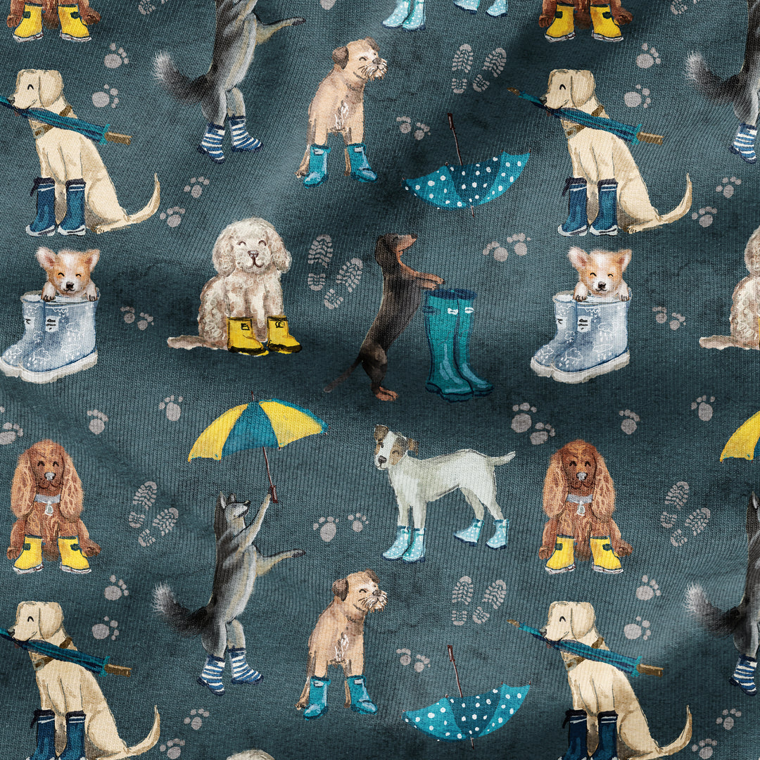 DOGS IN WELLIES
