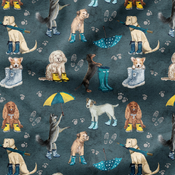 DOGS IN WELLIES
