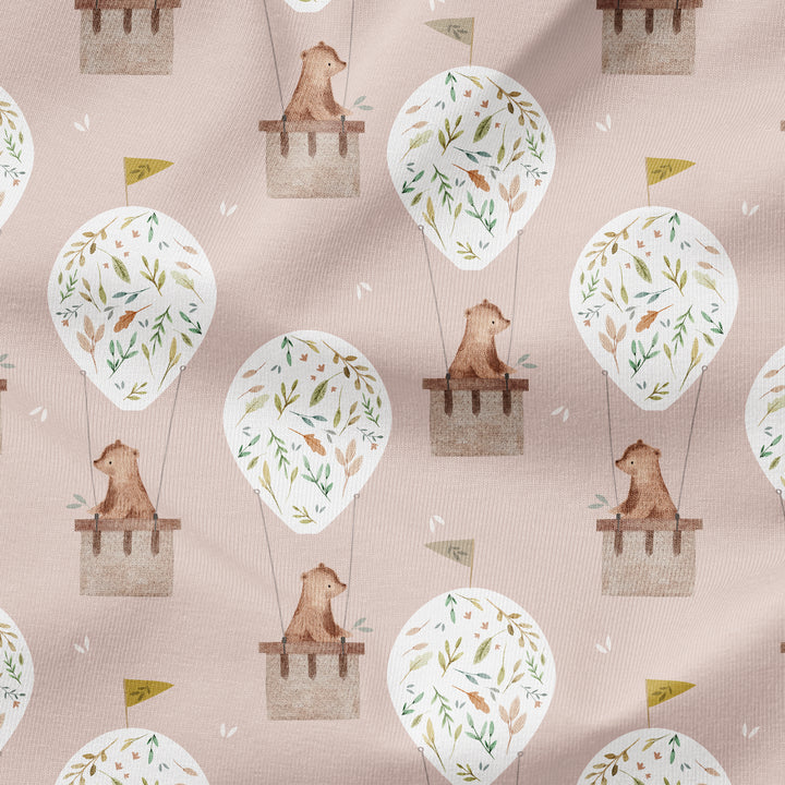 SPRING BEAR IN A HOT AIR BALLOON