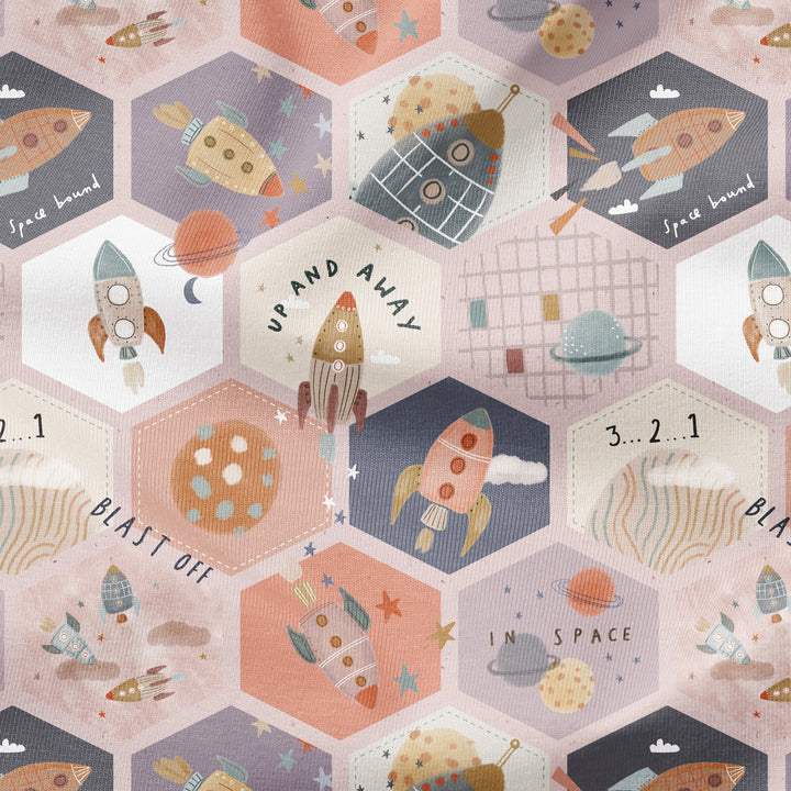 SPACE LAUNCH PATCHWORK