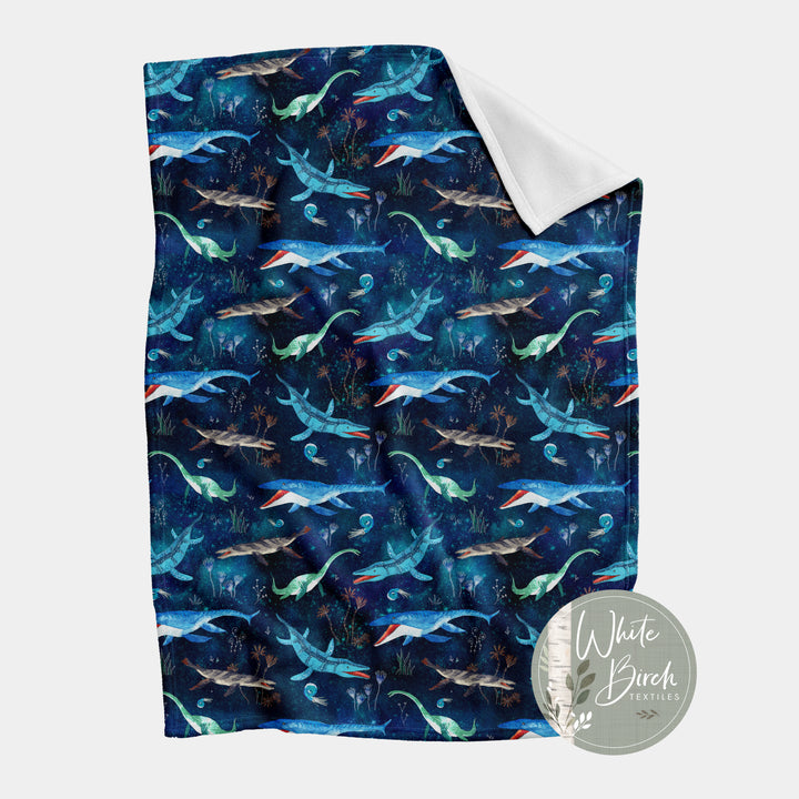 SEA DINOSAURS FINISHED BLANKETS