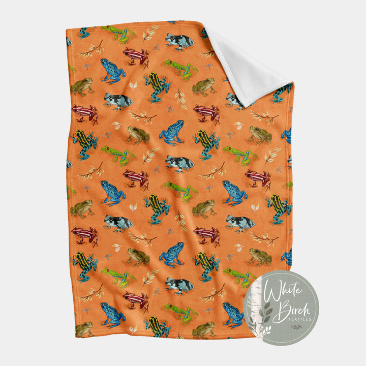 POISONOUS FROGS FINISHED BLANKET