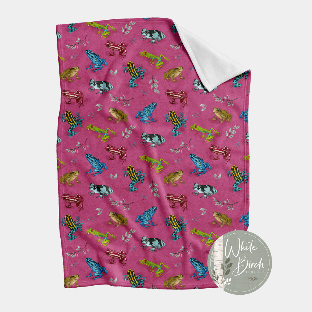 POISONOUS FROGS FINISHED BLANKET