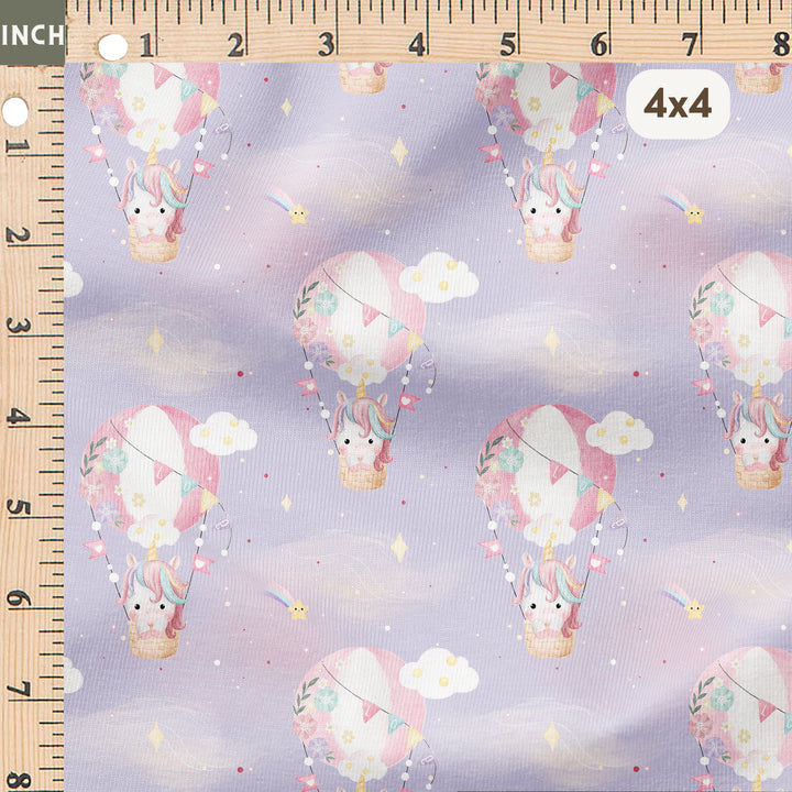 LOLLY THE UNICORN IN A HOT AIR BALLOON