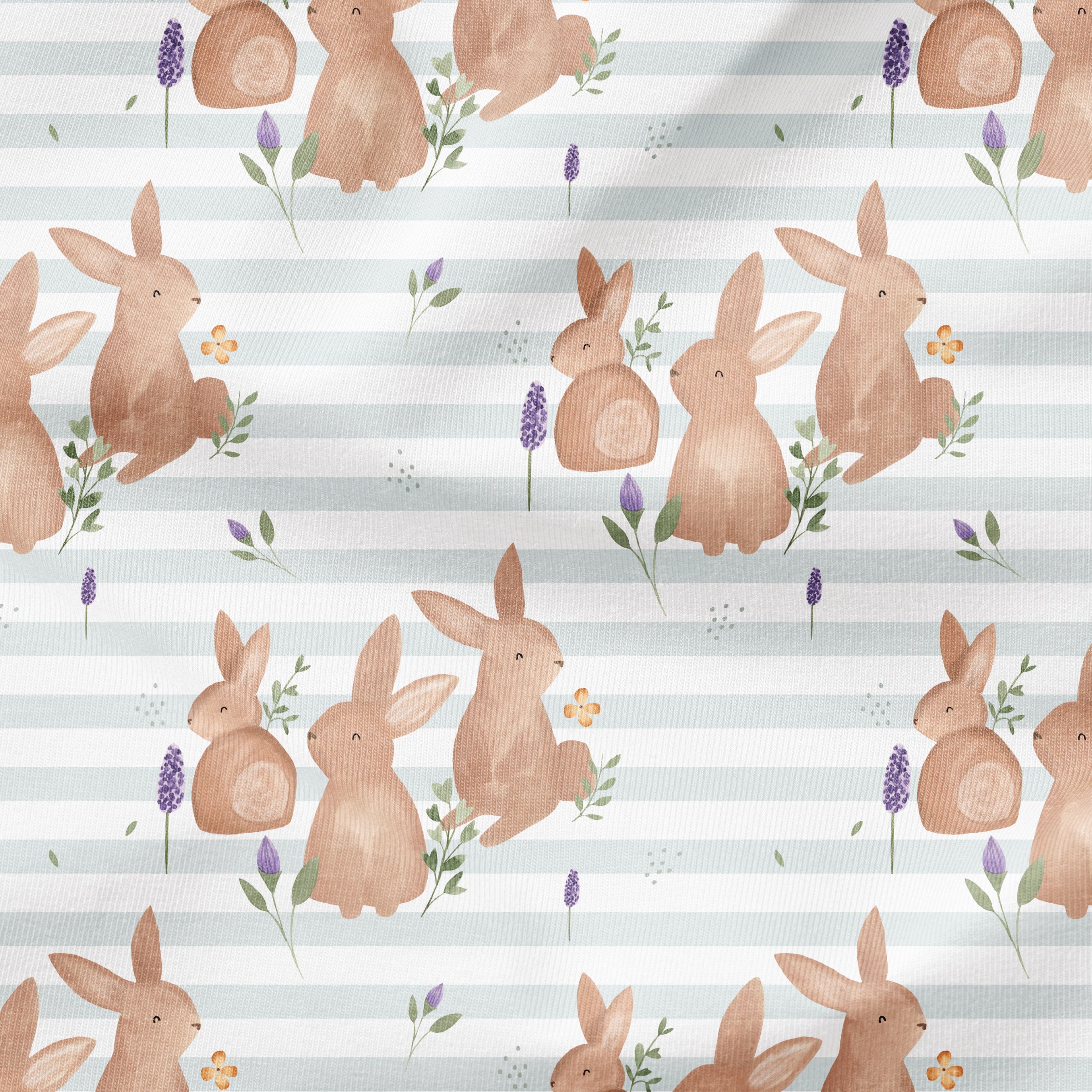 Lavender Nz Rabbit LAVENDER RABBITS – White Birch Textiles