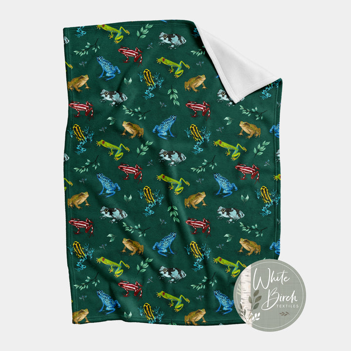 POISONOUS FROGS FINISHED BLANKET