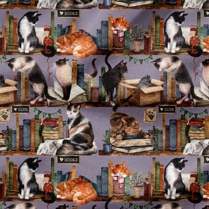 COZY CAT BOOK SHELF