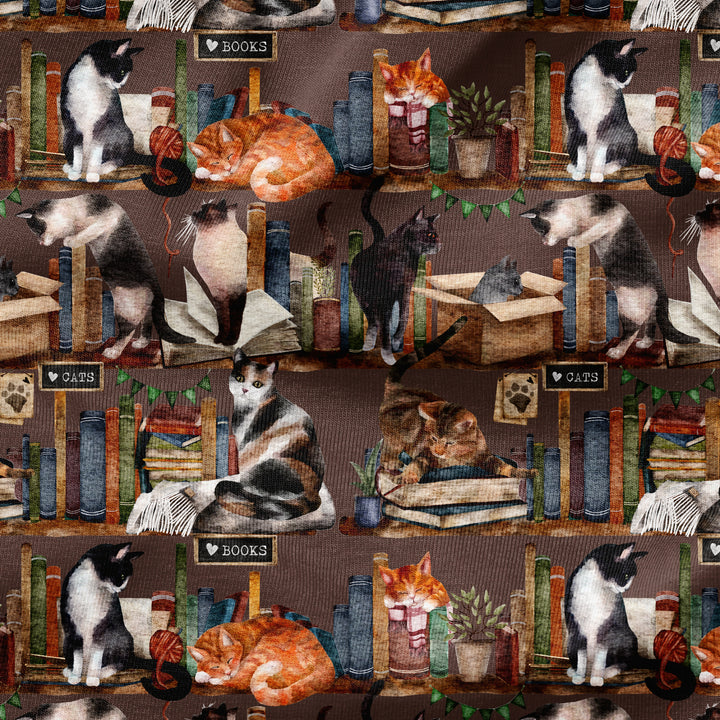 COZY CAT BOOK SHELF