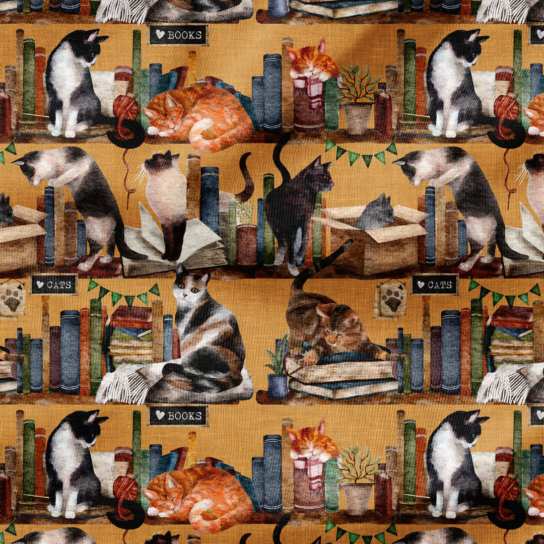 COZY CAT BOOK SHELF