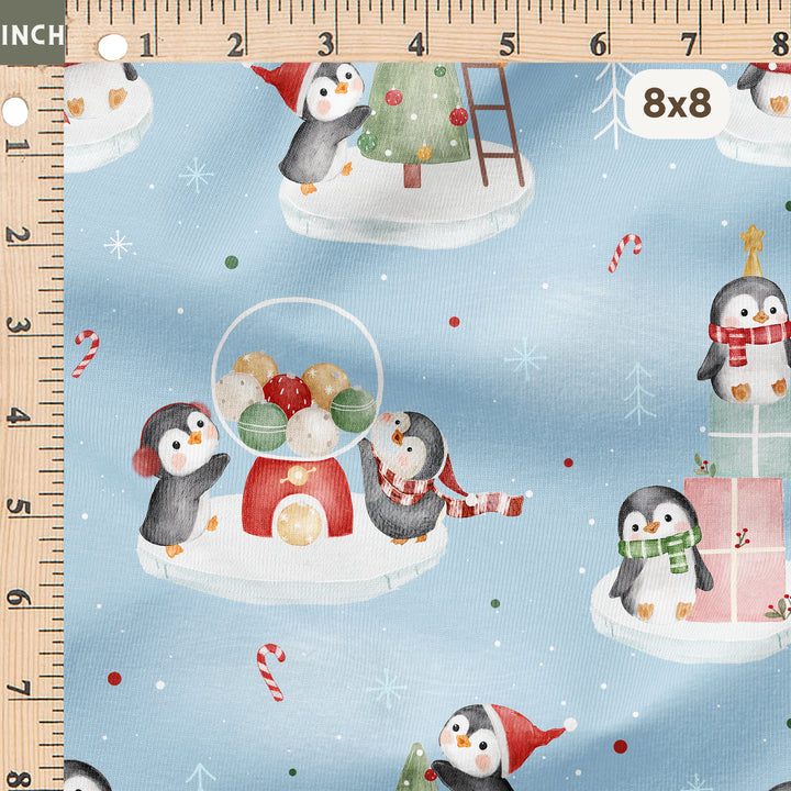 PENGUINS CHRISTMAS VILLAGE