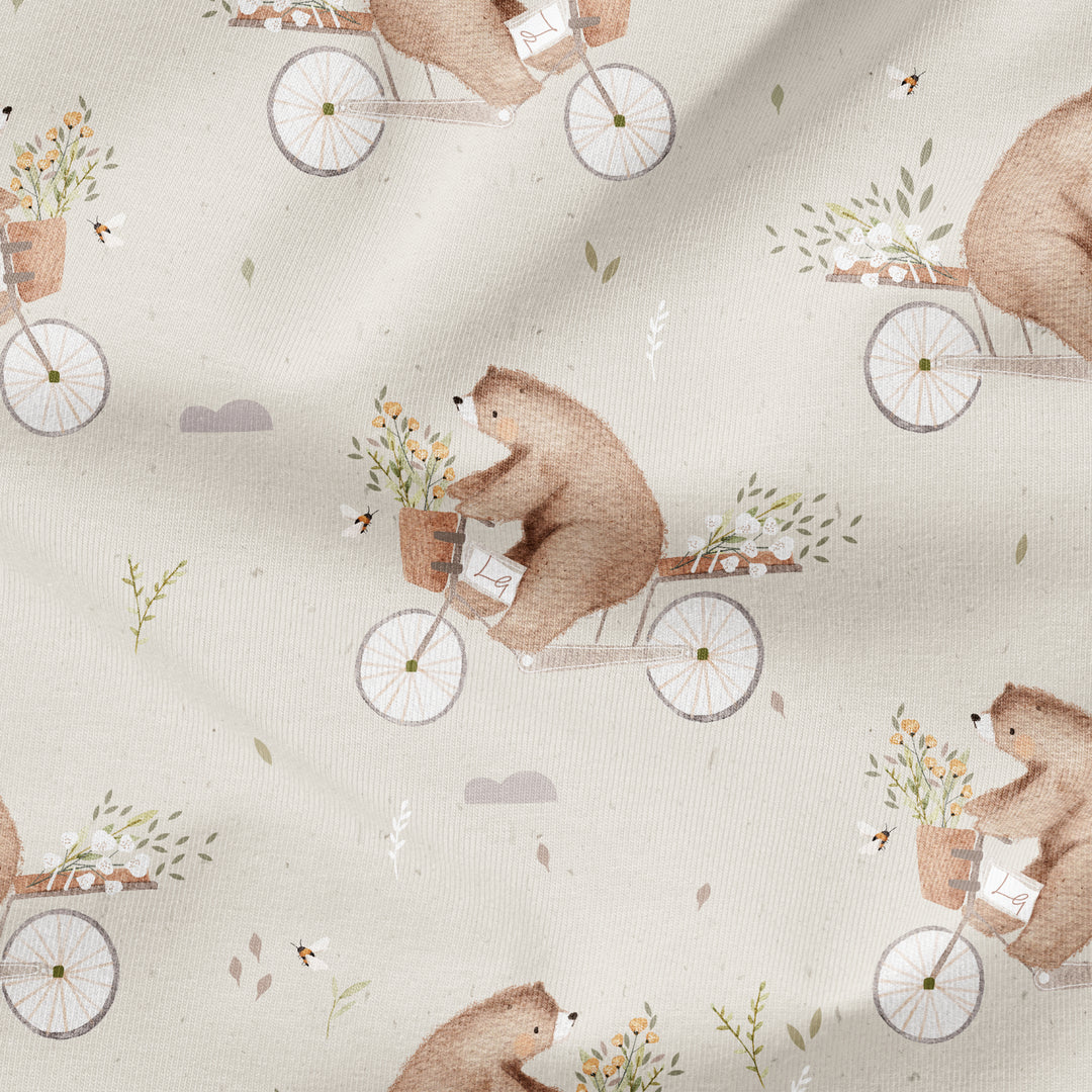 BERTIE THE SPRING BEAR – White Birch Textiles