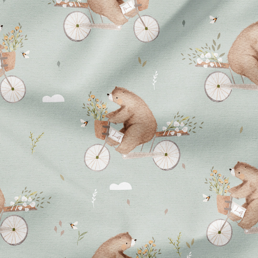 BERTIE THE SPRING BEAR – White Birch Textiles