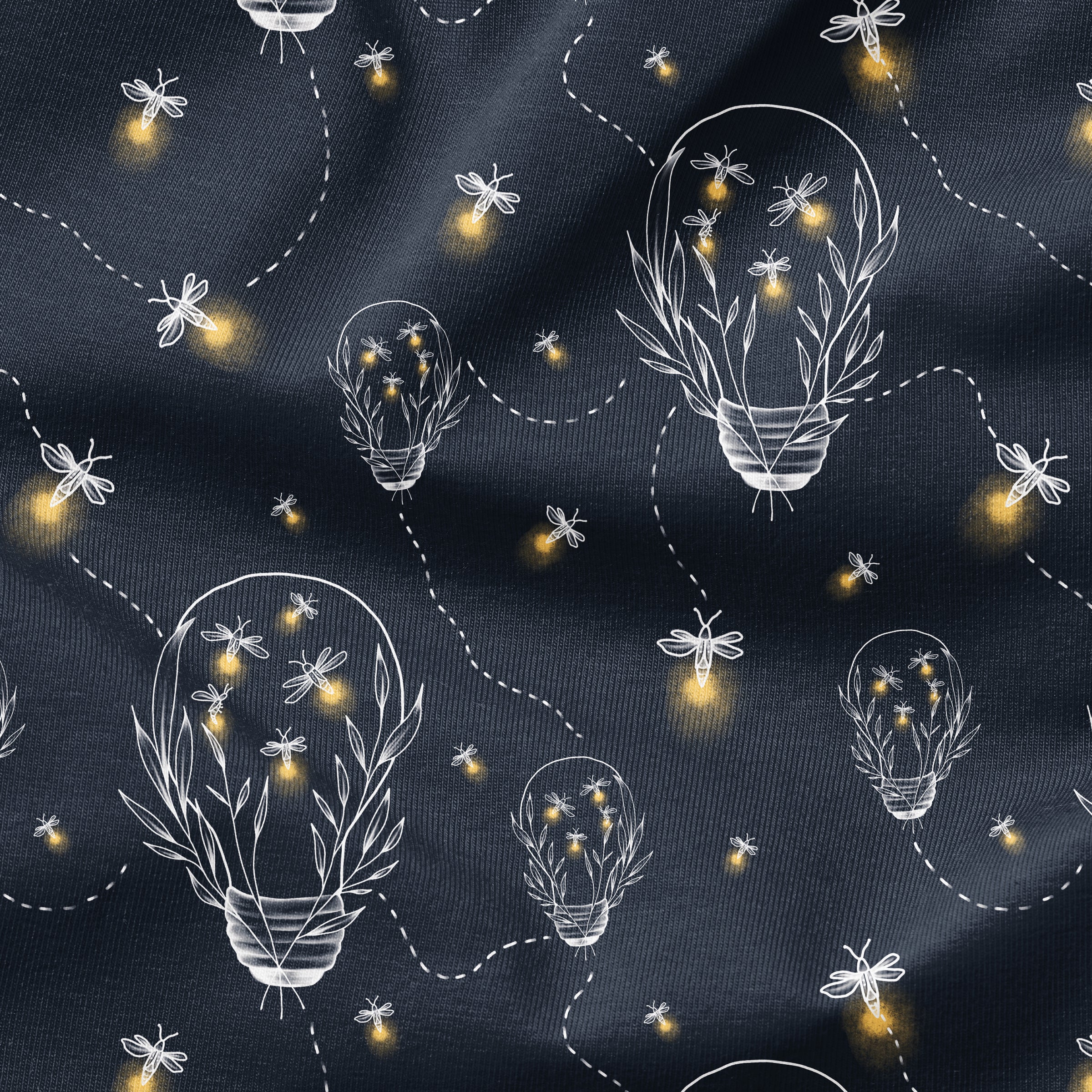 FIREFLY GLOW – White Birch Textiles