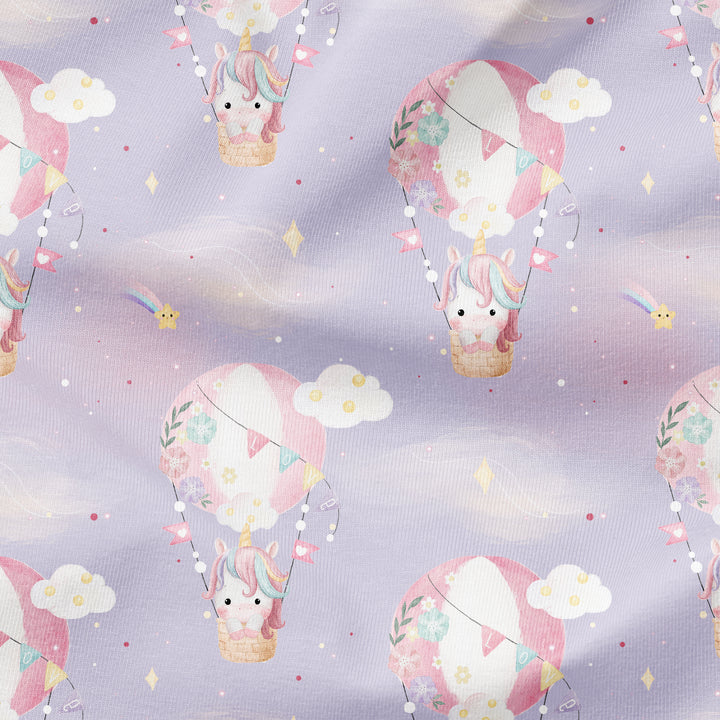 LOLLY THE UNICORN IN A HOT AIR BALLOON