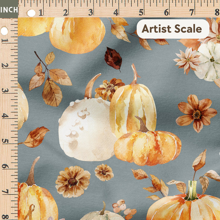 FALL VINTAGE FLORAL PUMPKINS