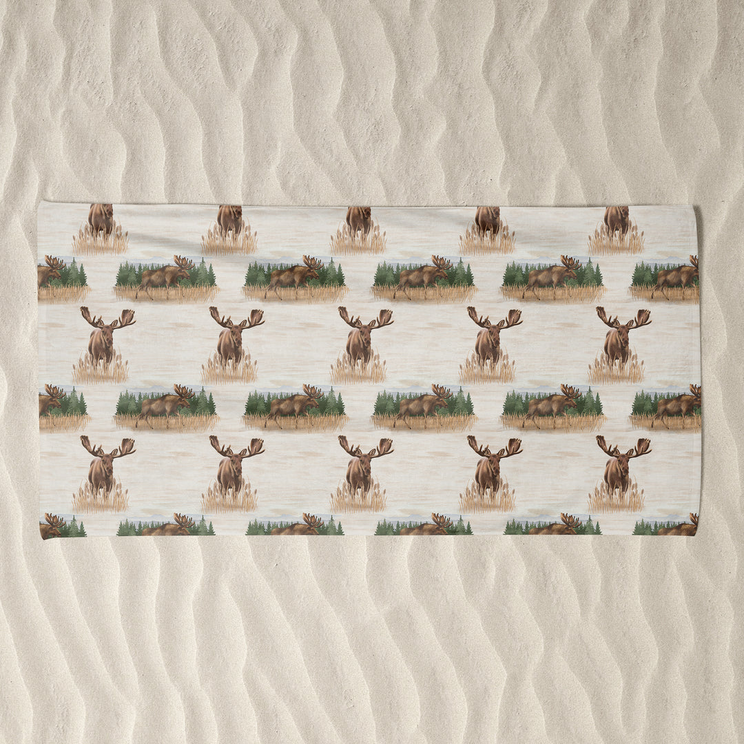 BEACH TOWEL : MOOSE