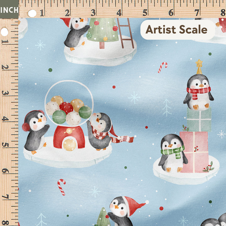 PENGUINS CHRISTMAS VILLAGE
