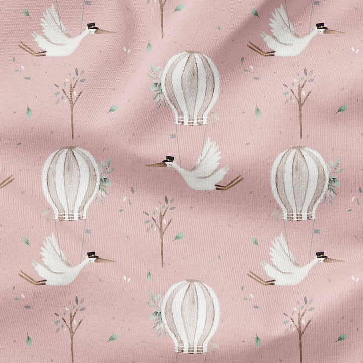 Lumelo and Ginger - Fern - on Butter  - Fox - Little Rhody Exclusive Colorway - Printed by Family Fabrics
