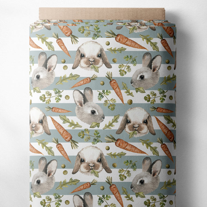 SNACK BUNNY (DUSKY BLUE STRIPE)