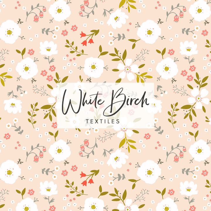 BLOOMING FLORAL (LIGHT PEACH)