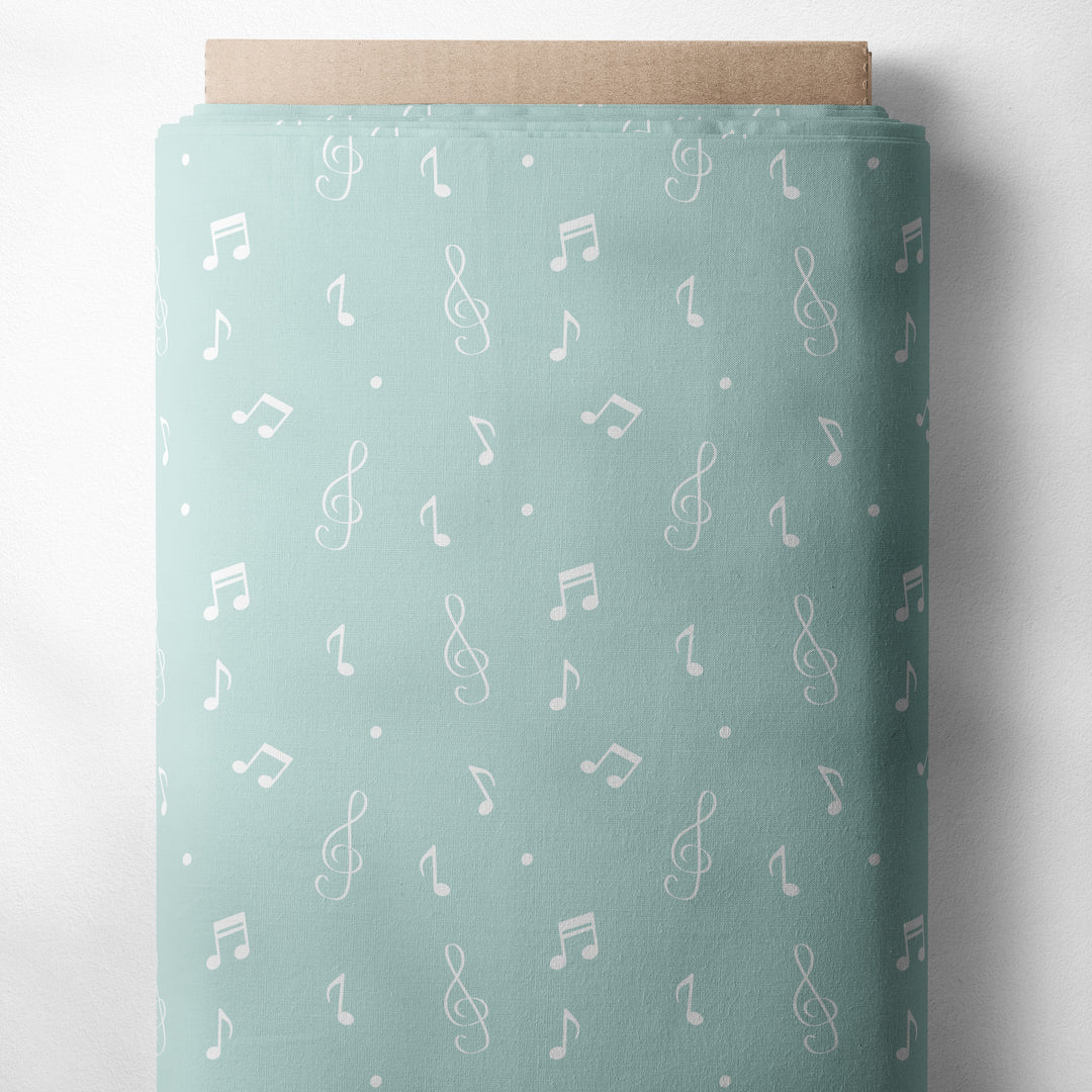 MUSICAL NOTES (LIGHT TEAL)