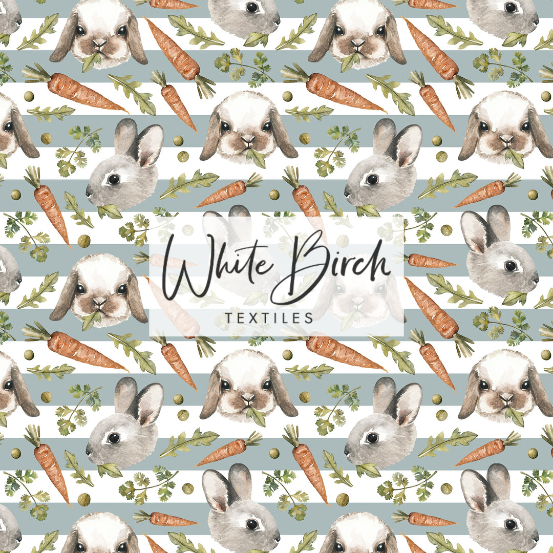 SNACK BUNNY (DUSKY BLUE STRIPE)