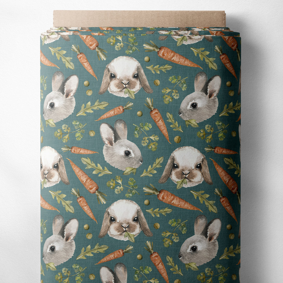 SNACK BUNNY (TEAL SOLID)