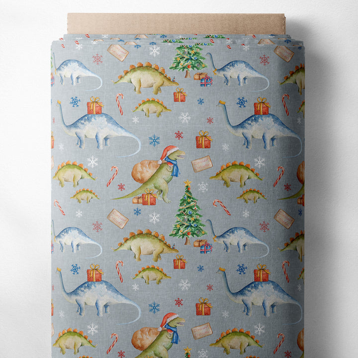 VINTAGE DINO CHRISTMAS (GREY)