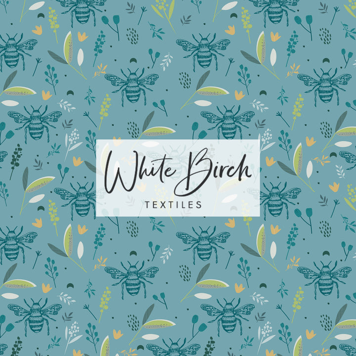 SPRING BUMBLE BEE (TEAL)
