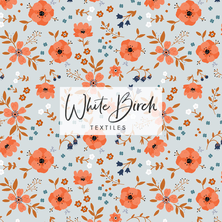 BLOOMING FLORAL (POPPY RED)