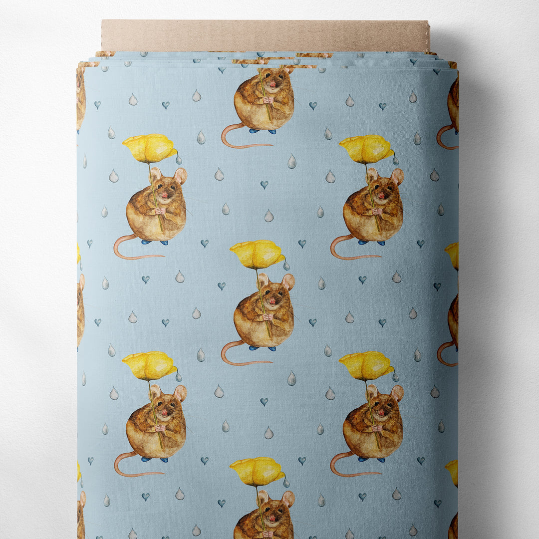 RAINY DAY MICE (BLUE)