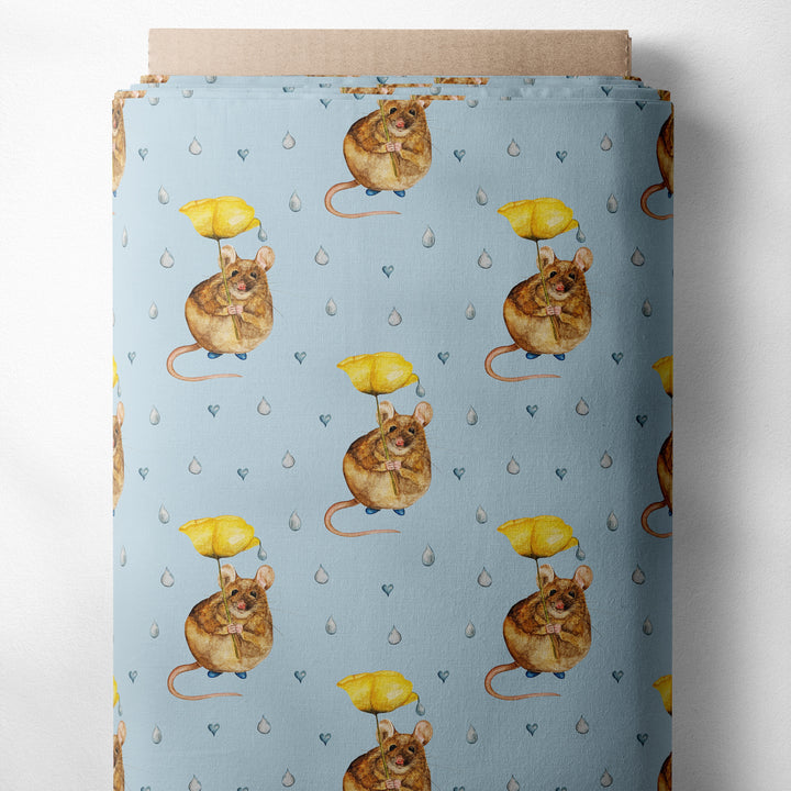 RAINY DAY MICE (BLUE)