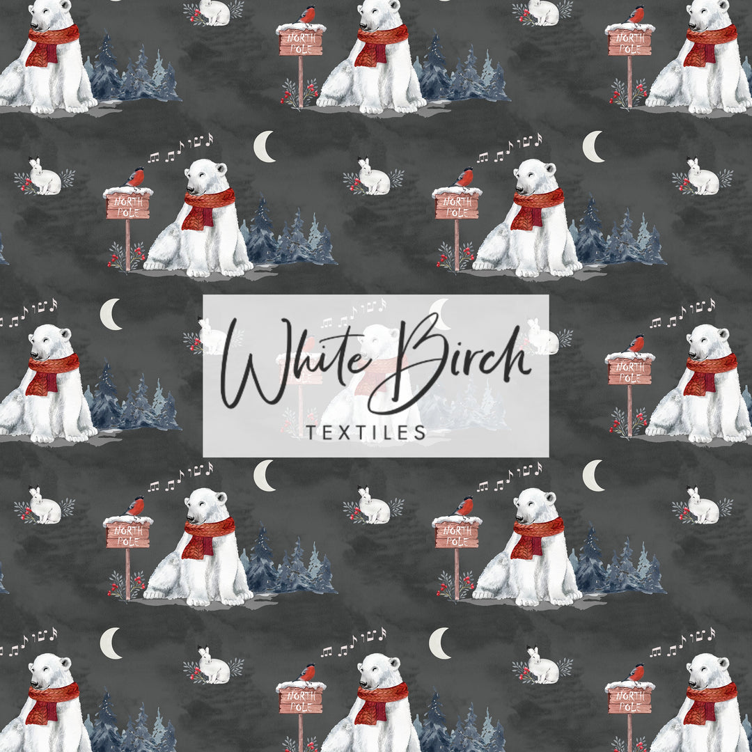 NORTH POLE BEAR (CHARCOAL)