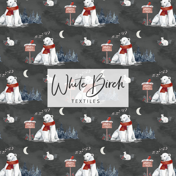 NORTH POLE BEAR (CHARCOAL)