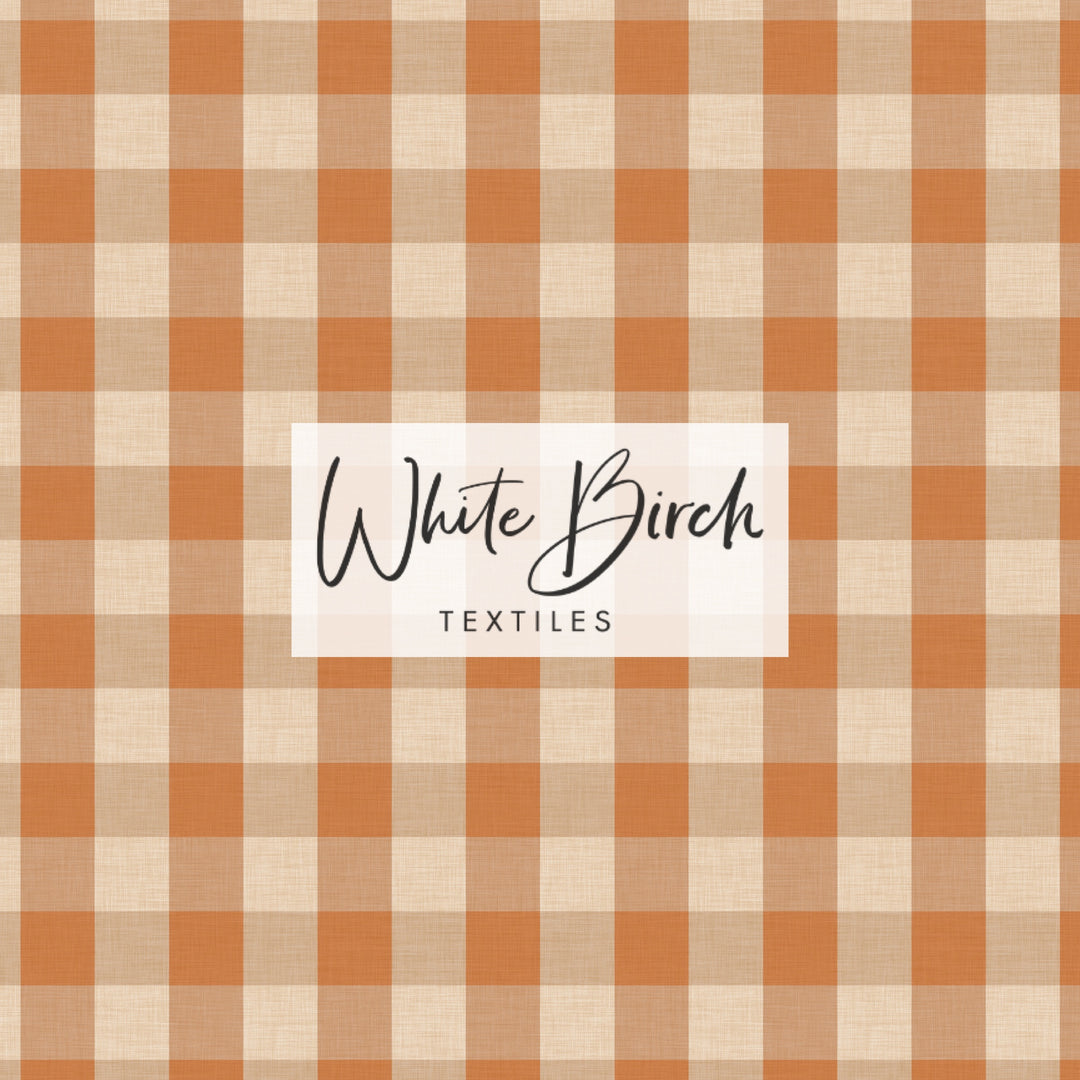 GINGHAM (BURNT ORANGE)