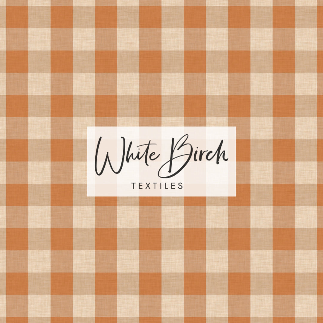 GINGHAM (BURNT ORANGE)