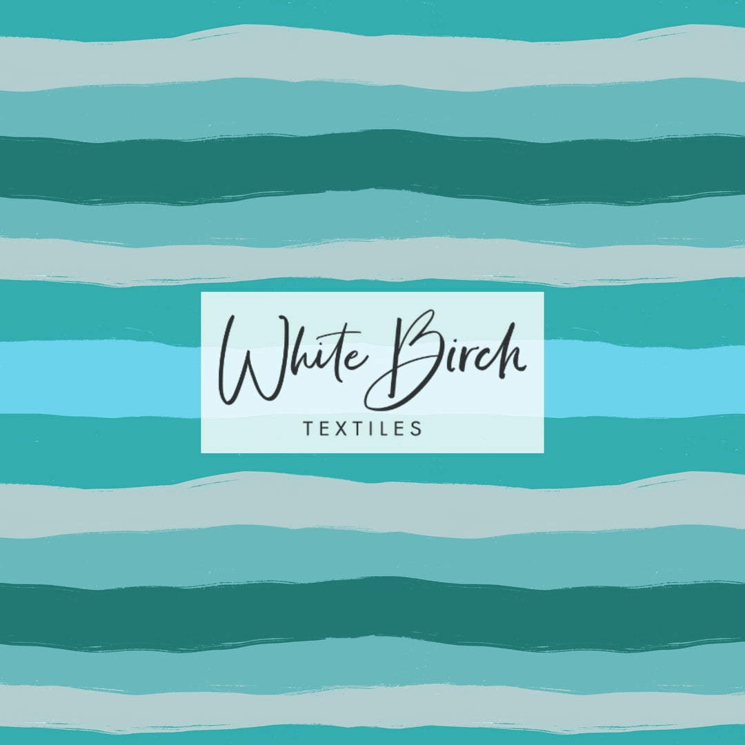 PAINTED STRIPES (TEAL)