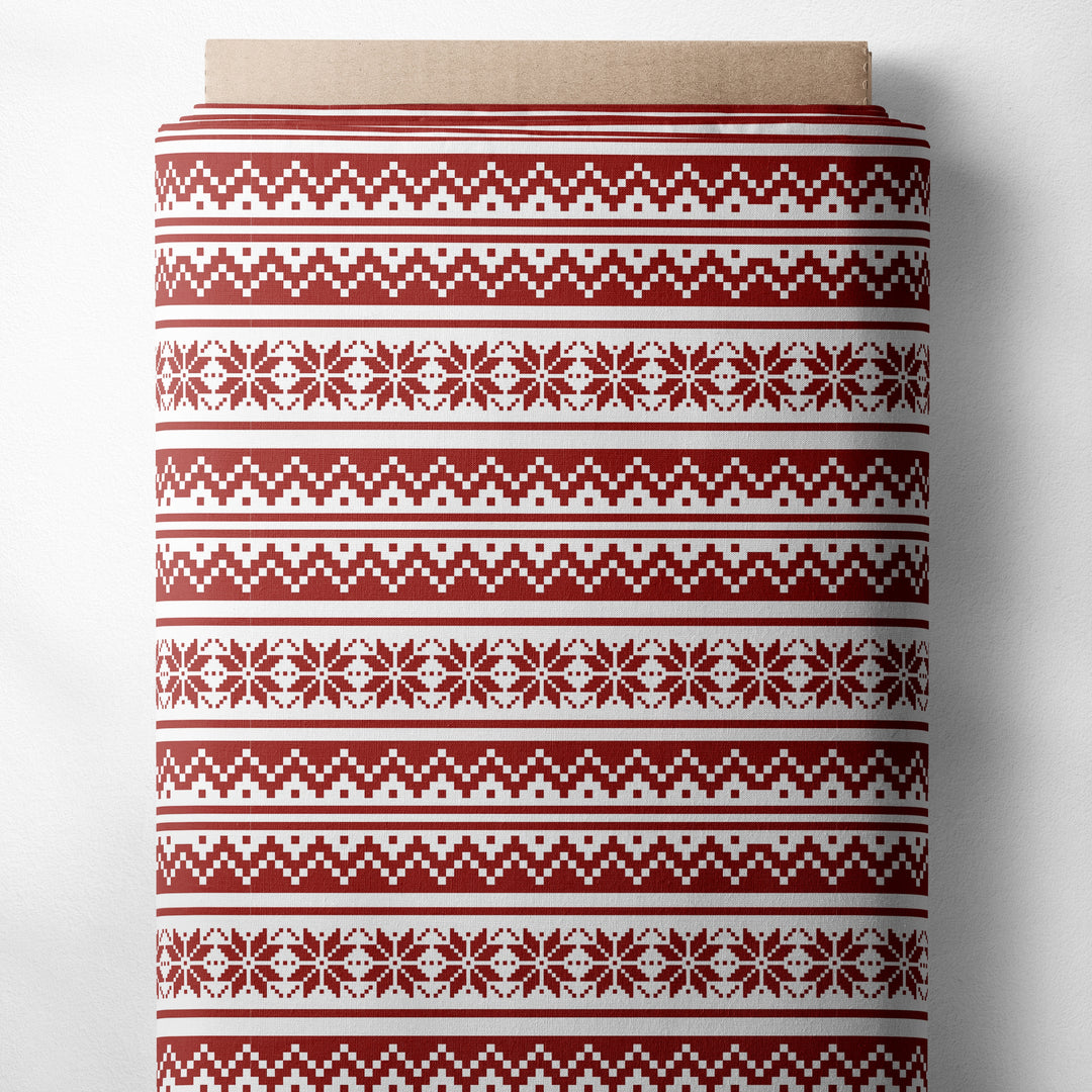 CHRISTMAS PATTERN (RED)