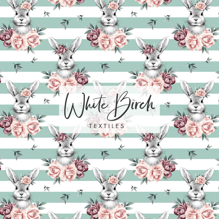 ROSIE RABBIT (MINT STRIPE)