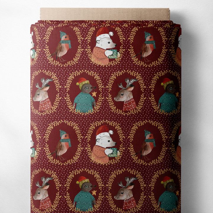 VINTAGE CHRISTMAS PORTRAIT (RED)