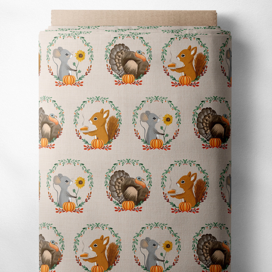 VINTAGE THANKSGIVING PORTRAIT (NEUTRAL)