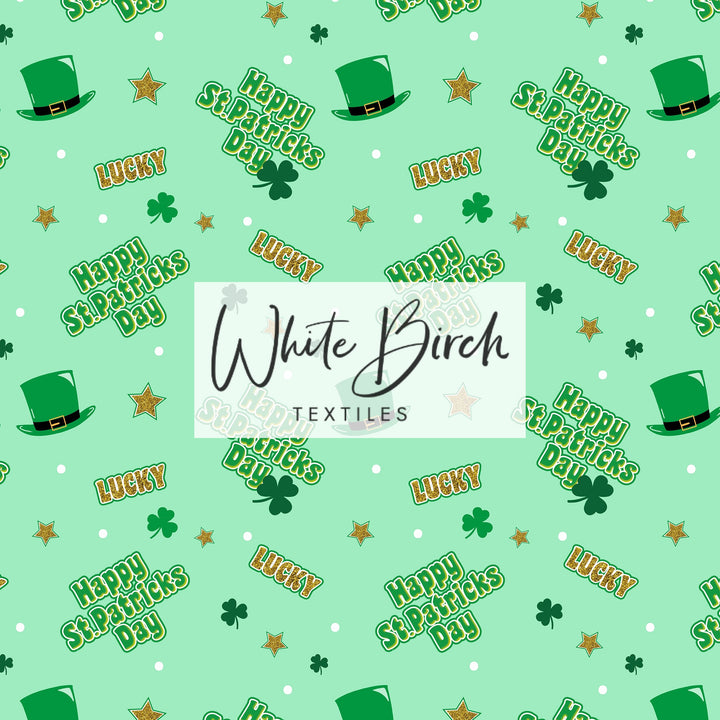 HAPPY ST.PATRICK'S DAY (LIGHT GREEN